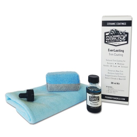 Ceramic protection for plastics Poorboy's Everlasting Ceramic Trim Coating Kit (30 ml)