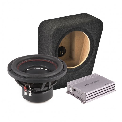Subwoofer set in OEM enclosure and amplifier for Volkswagen Passat B5 No. 2