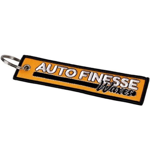 Keyring Auto Finesse V2 Race Tag Orange
