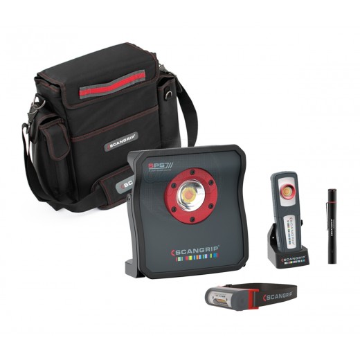 Set of detailing lights in a durable bag Scangrip Detailing Kit - Ultimate