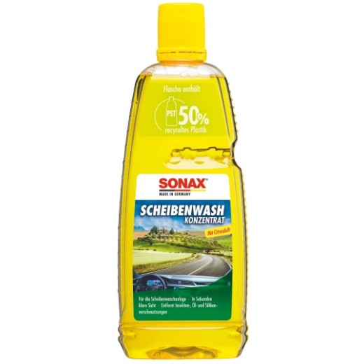 Sonax summer washer fluid - concentrate 1:10 citrus - 1000 ml