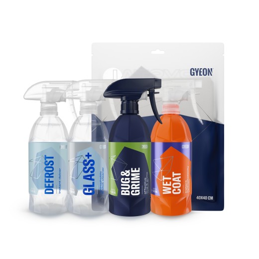Gyeon kit for easy car maintenance in winter