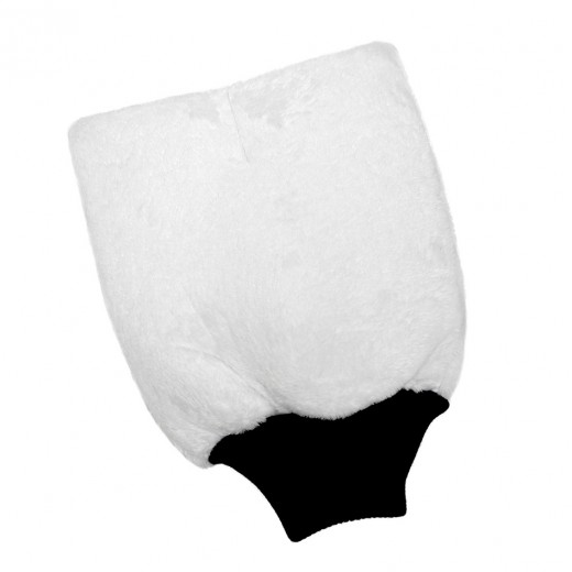 Microfiber washing glove Purestar Plush Wash Mitt White