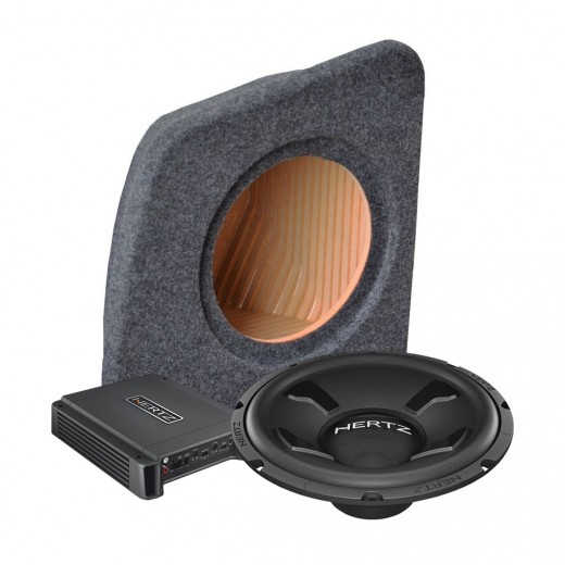 Subwoofer set in OEM enclosure and amplifier for Audi A4 B7 No. 1