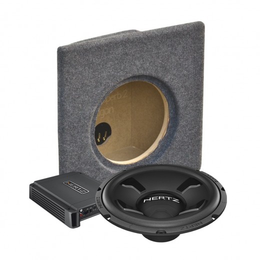 Subwoofer set in OEM enclosure and amplifier for Škoda Superb II Combi No. 1