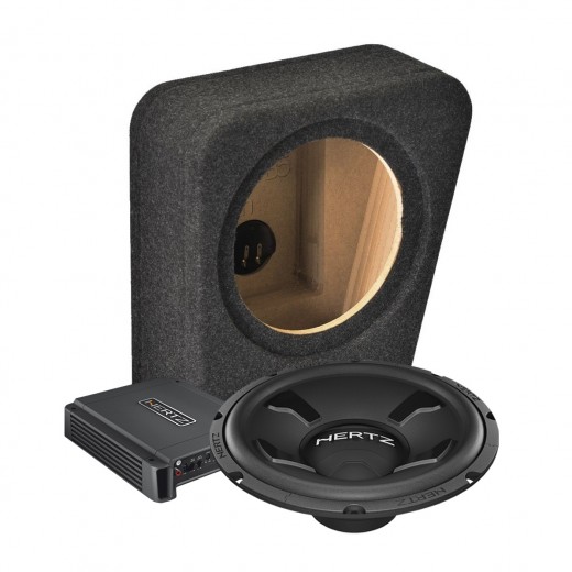 Subwoofer set in OEM enclosure and amplifier for Volkswagen Passat B5 No. 1