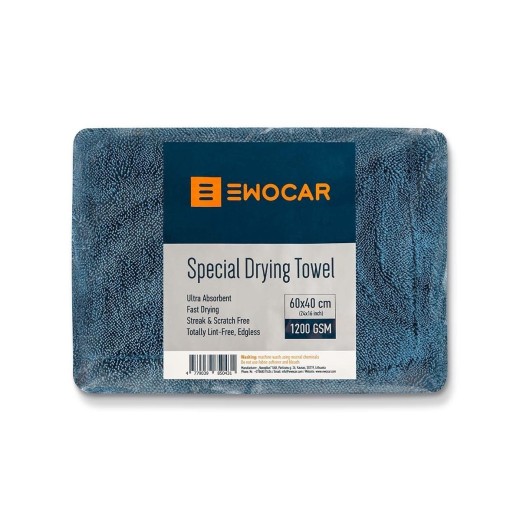 Ewocar Special Drying Towel 40 x 60 cm - Blue