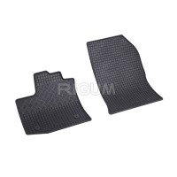 Rigum rubber car mats for Dacia Dokker 2 seats. (2013 -)