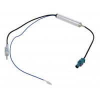Phantom antenna feeder VW / Audi / Seat / Škoda / Peugeot / Fiat / Mercedes FAKRA -> DIN