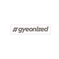Gyeon Sticker #gyeonized Sticker Silver (17.9x100mm)