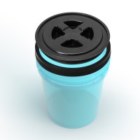 Carbon Collective Gamma Seal Bucket Lids - Black