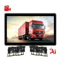 Steelmate C40 recording device - CCTV set, Ai BSD, 4x AHD 720p, 10" monitor