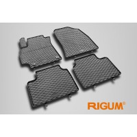 Rigum rubber car mats for Kia K4 (2026 -), K4 MHEV (2026 -)