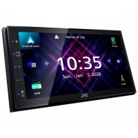 2DIN car radio without CD drive JVC KW-M565DBT