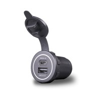 Built-in USB-A & USB-C charger, QC3.0, PD 3.0 MY1298