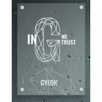 Transparent LED panel Gyeon LED Type 2 In G we trust 50x67 cm
