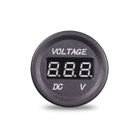 Voltmeter, 6-30V, red LED MY1083