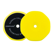 Carbon Collective HEX Foam Polishing Pad (Compound 2 - Yellow) - 5″ (125 mm)