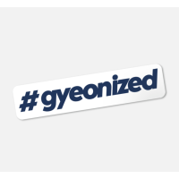 Gyeon Sticker #gyeonized navy blue