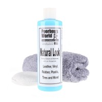 Set of car cosmetics for cleaning and maintenance of interior plastics