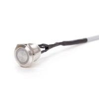 Impulse switch with LED backlight, green, 19mm SW IMP