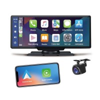 Steelmate L07 monitor10" Apple CarPlay AndroidCar mirroring, 2K+FHD DVR