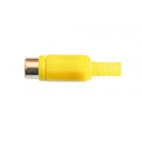 cinch female plastic yellow