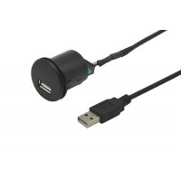 USB socket with cable