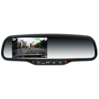 HD DVR camera with recording and 4.3" monitor in the rearview mirror HV-043LA