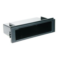Universal compartment for 2DIN car radio adapters