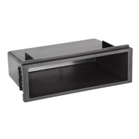 Universal compartment for 2DIN car radio adapters