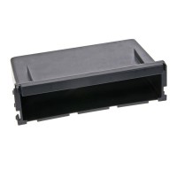 Universal compartment for 2DIN car radio adapters