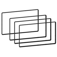 A set of delimiting frames for the 2DIN car radio