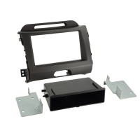 Car radio reduction frame for Kia Sportage III