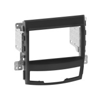 Car radio reduction frame for Ssang Yong Korando