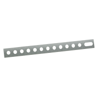 ACV galvanized perforated strip 0.8 mm / 168 mm