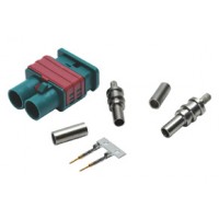 Antenna connector 2X FAKRA male 295638