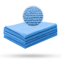 Microfiber cloths Liquid Elements All-Purpose Blue Microfiber Cloth Value Set of 5 - 310 GSM 40 x 40 cm