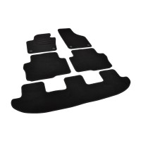 Rigum textile car carpet for Seat Alhambra 7 seats. (2010 -) / Volkswagen Sharan 7 seats. (2010 -)