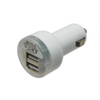 CL car charger with double USB output