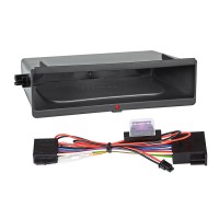 Inbay® QI charger in the shelf under the 1DIN radio