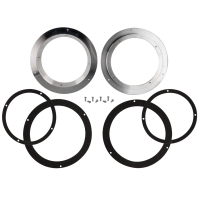 Universal aluminum speaker pads 200 by 165 mm