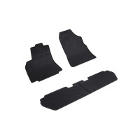 Rigum rubber car mats for Citroën Berlingo 5 seats. (2008 -) / Peugeot Partner 5 seats. (2008 -)
