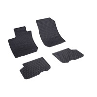 Rigum rubber car mats for Dacia Logan 5 seats. (2013 -), Sandero (2013 -)