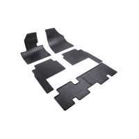 Rigum rubber car mats for Kia Sorento 7 seats. (2009 -)