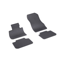 Rigum rubber car mats for BMW X1 F48 (2016 -), X1 U11 (2022 -), X2 F39 (2018 -) / Mini Countryman F60 (2017 - 2023)