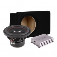 Subwoofer set in OEM enclosure and amplifier for Audi A4 B5 Avant No. 2