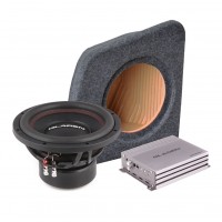 Subwoofer set in OEM enclosure and amplifier for Audi A4 B7 No. 2