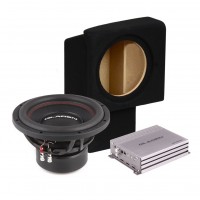 Subwoofer set in OEM enclosure and amplifier for Audi A6 C5 Avant No. 2