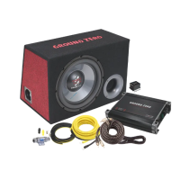 Set Ground Zero GZ BASS KIT 12.300X-II incl. Cable